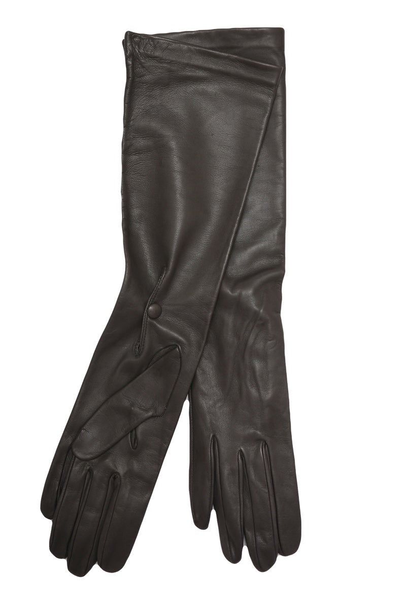 Elisa - Italian Ladies Long Opera Leather Glove